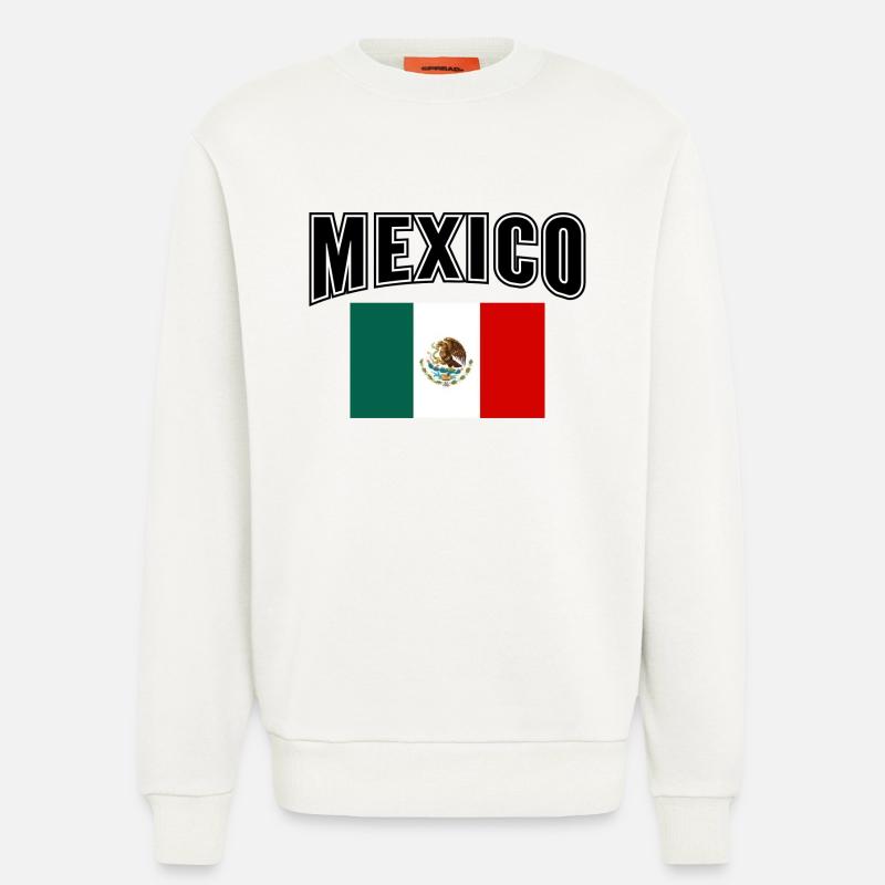 Mexico - Sweatshirt - made by SPREAD  - OFF WHITE