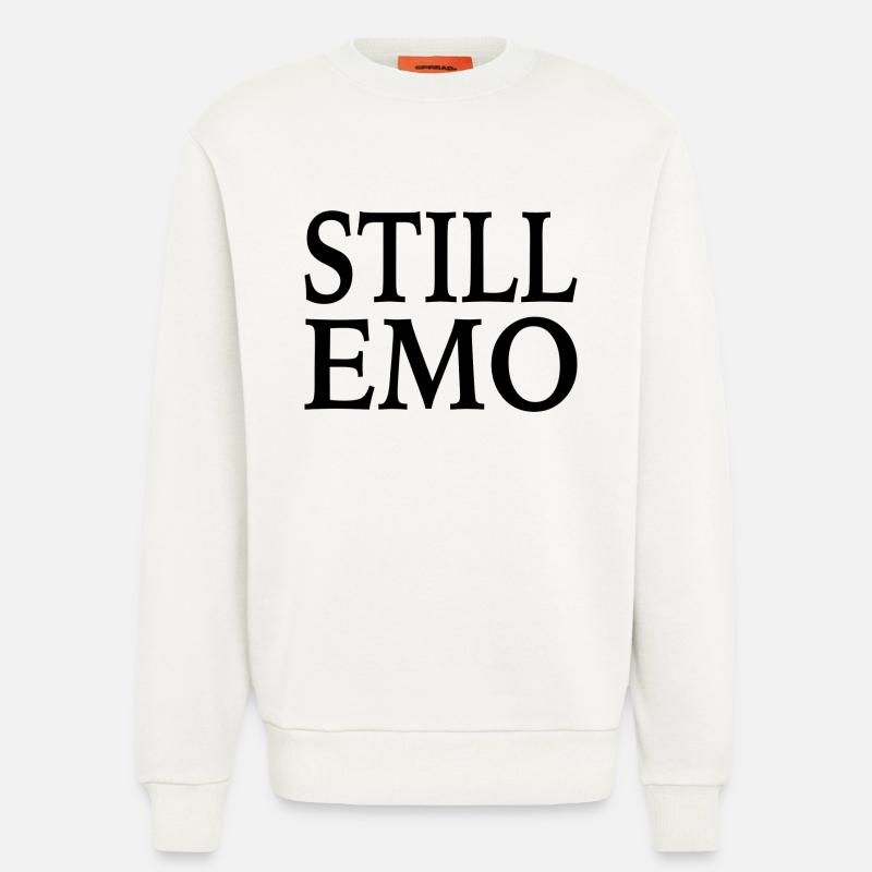 Still Emo Spruch Gothic - Sweatshirt - made by SPREAD - OFF WHITE