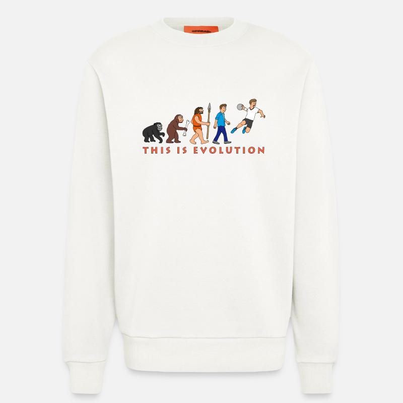 evolution_handball_comic_122012_c - Sweat bio décontracté fabriqué en UE - OFF WHITE