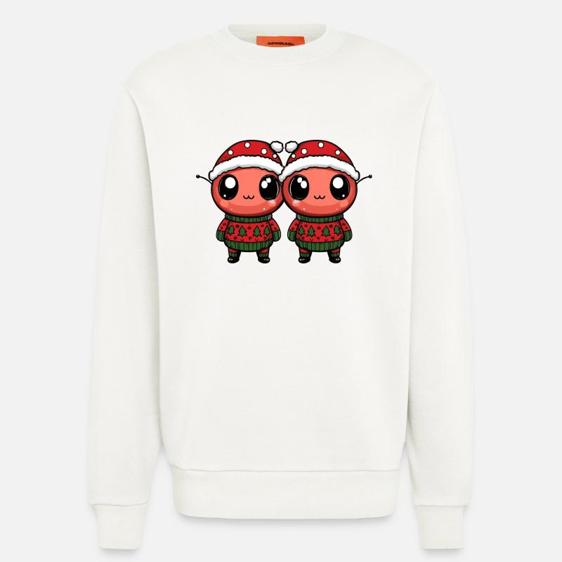 Ladybug Christmas Team - Sweatshirt - made by SPREAD  - OFF WHITE