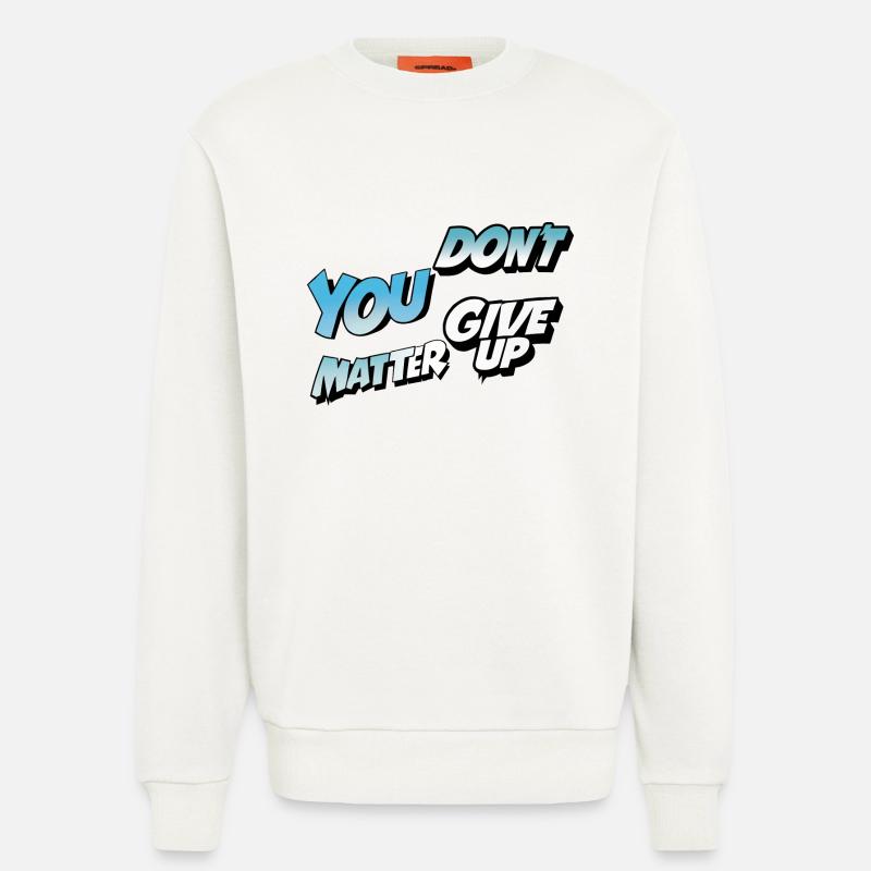 Gebt nicht auf oder ja - Sweatshirt - made by SPREAD  - OFF WHITE