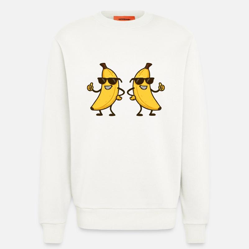 babane comic cool 2 - Sweatshirt - made by SPREAD  - OFF WHITE