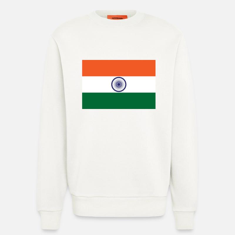 Indien - Sweatshirt - made by SPREAD  - OFF WHITE