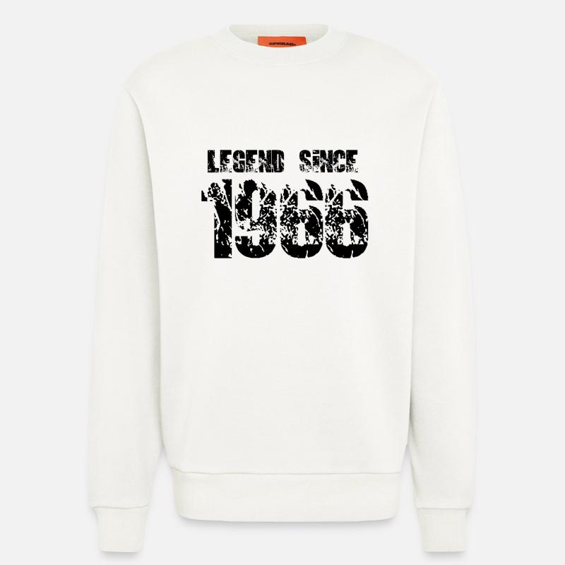 Legend since 1966 - Sweatshirt - made by SPREAD  - OFF WHITE
