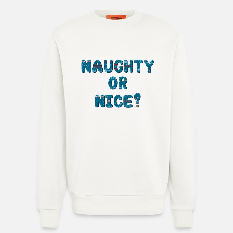 Frech oder nett? - Sweatshirt - made by SPREAD  - OFF WHITE