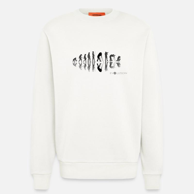EVOLUTION FOTOGRAF - Sweatshirt - made by SPREAD  - OFF WHITE