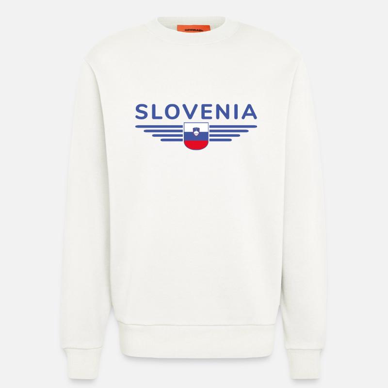 Design slovène élégant - Sweat bio décontracté fabriqué en UE - OFF WHITE