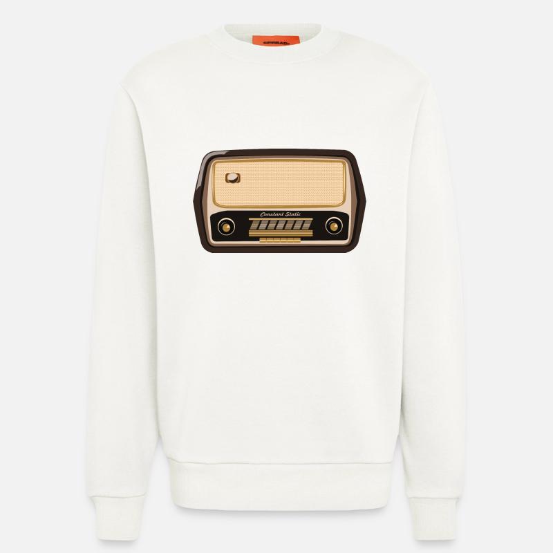 Constant Static - Sweatshirt - made by SPREAD  - OFF WHITE