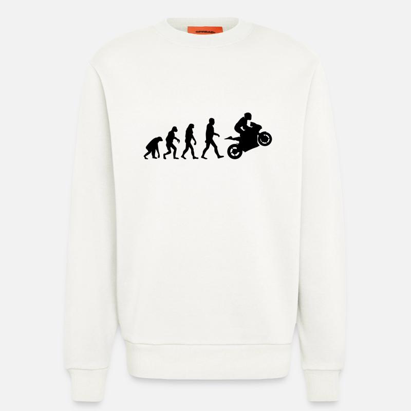 Sport Biker Evolution - Sweat bio décontracté fabriqué en UE - OFF WHITE