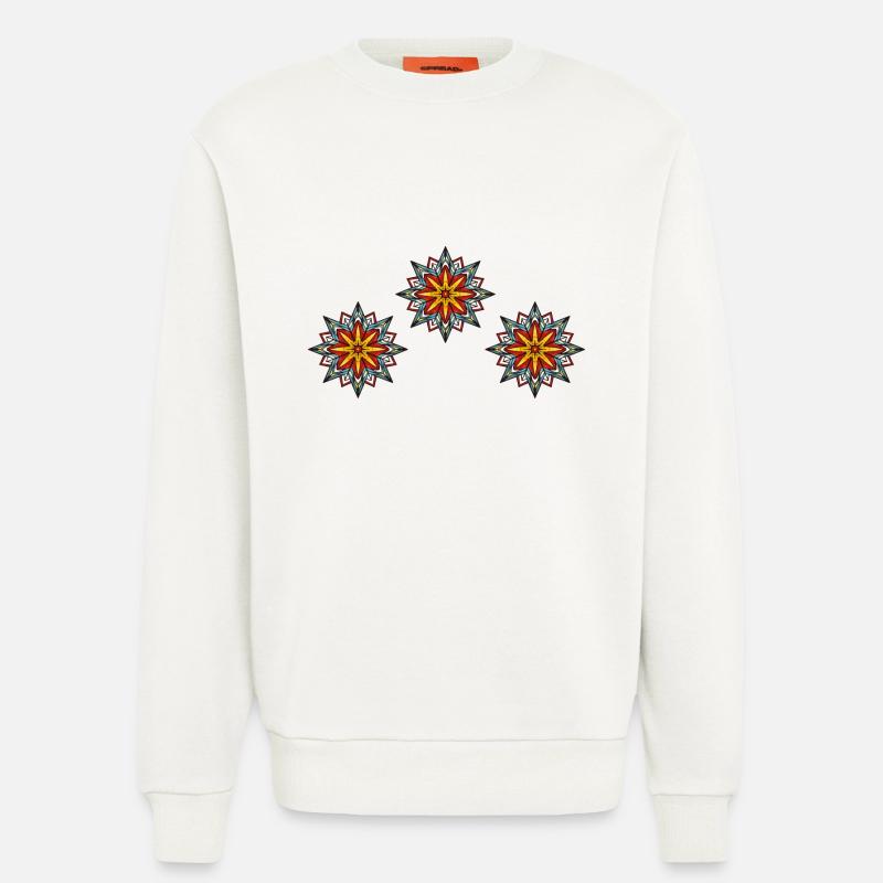 frost eiskristall 3 - Sweatshirt - made by SPREAD  - OFF WHITE