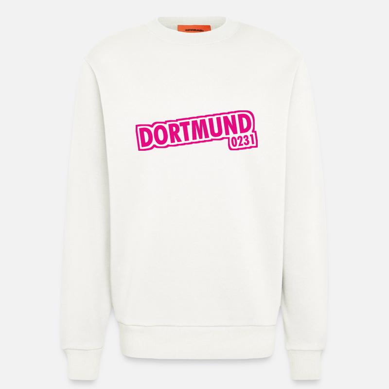 Dortmund - 0231 - Area Code - Sweatshirt - made by SPREAD  - OFF WHITE