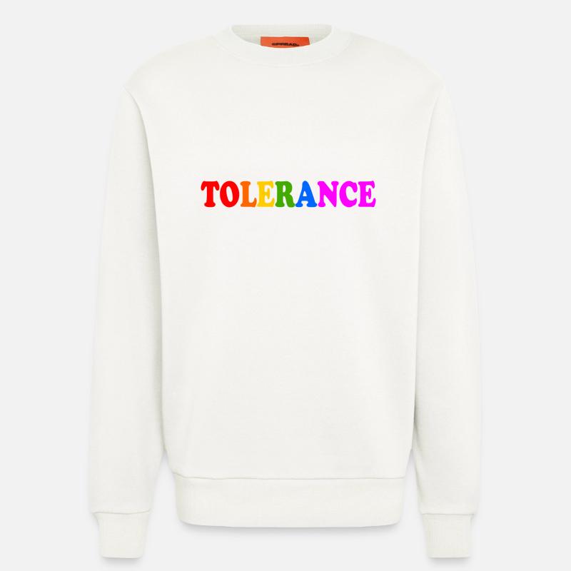 Tolerance - Sweatshirt - made by SPREAD - OFF WHITE