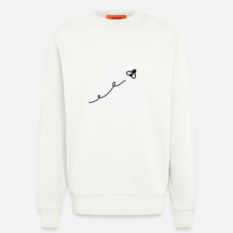 Fliege sumsum - Sweatshirt - made by SPREAD  - OFF WHITE