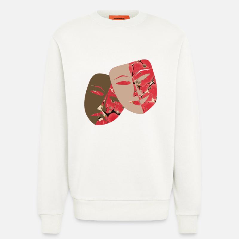 masken e 245 - Sweatshirt - made by SPREAD  - OFF WHITE