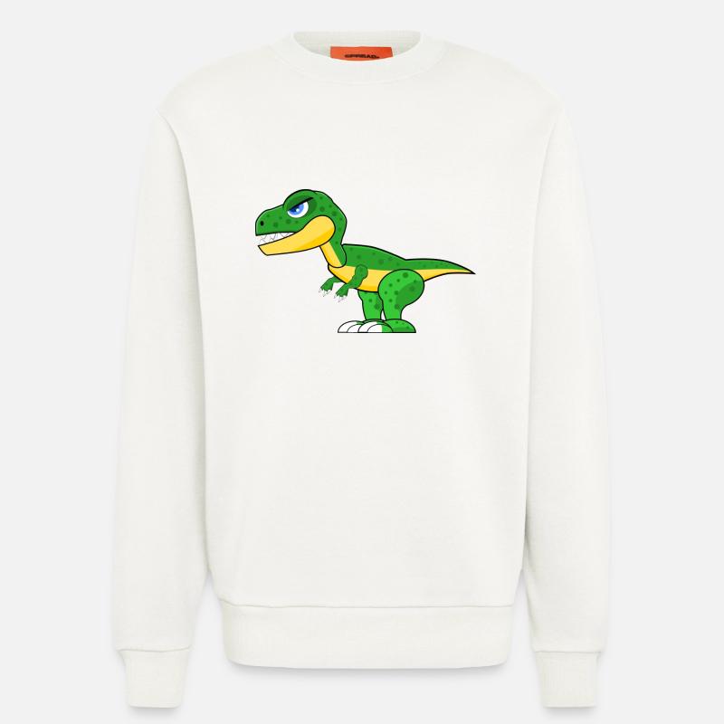 dinosaur - Sweatshirt - made by SPREAD  - OFF WHITE