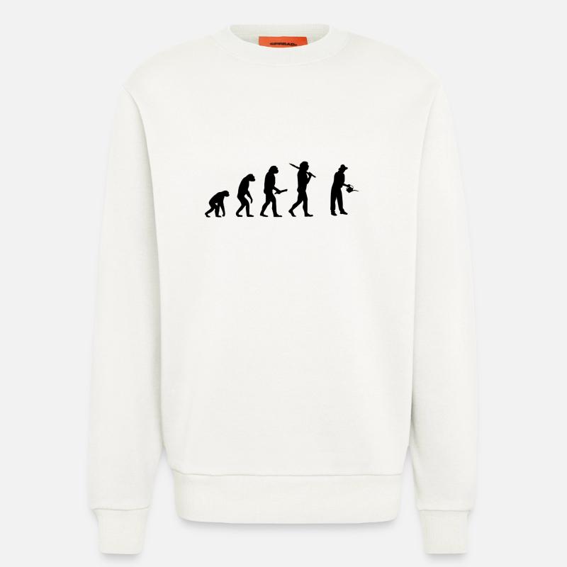 gaertner evolution développement de progrès - Sweat bio décontracté fabriqué en UE - OFF WHITE
