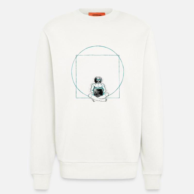 Nerd - Sweatshirt - made by SPREAD  - OFF WHITE