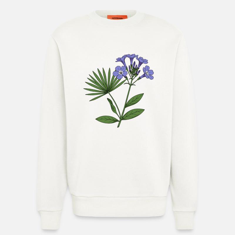 Babiana stricta - Sweatshirt - made by SPREAD - OFF WHITE