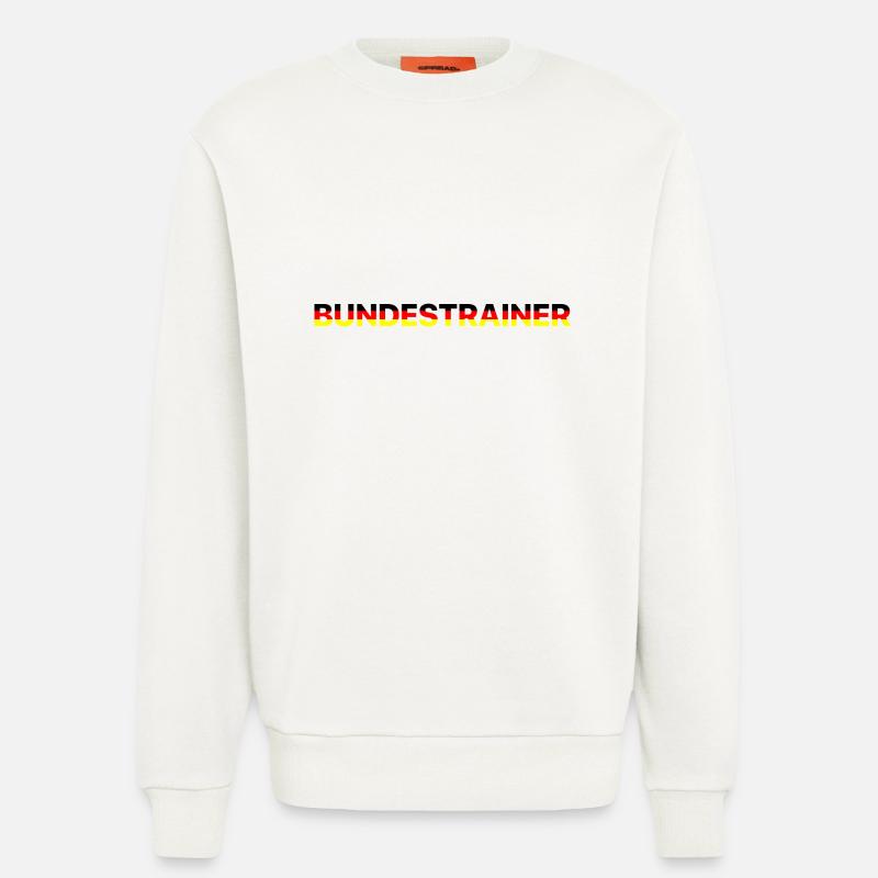 Bundestrainer - Sweatshirt - made by SPREAD  - OFF WHITE