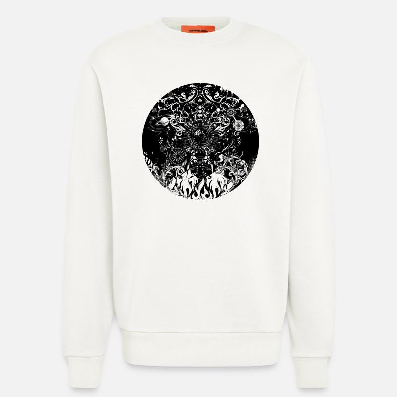 vier Elemente - Sweatshirt - made by SPREAD  - OFF WHITE