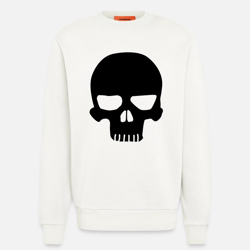 Schädel Original - Sweatshirt - made by SPREAD  - OFF WHITE