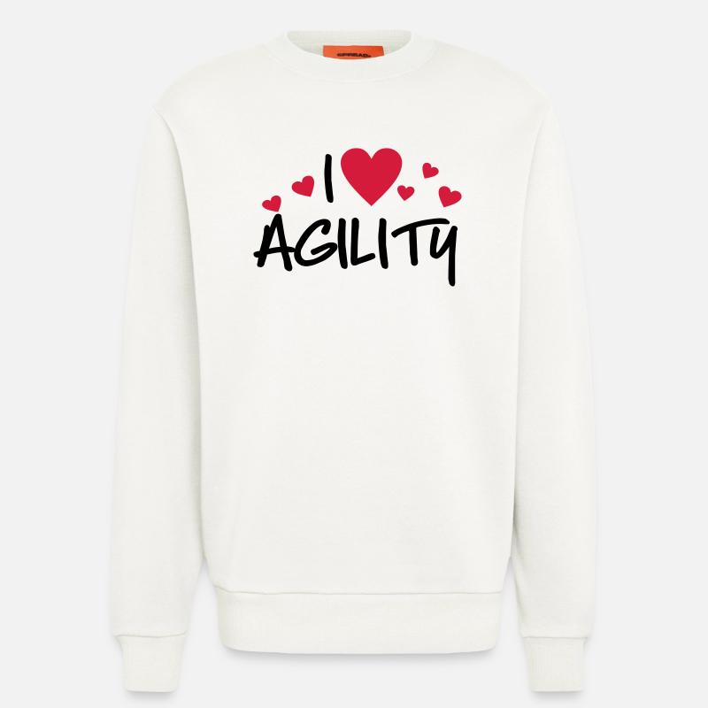 agility - Sweat bio décontracté fabriqué en UE - OFF WHITE