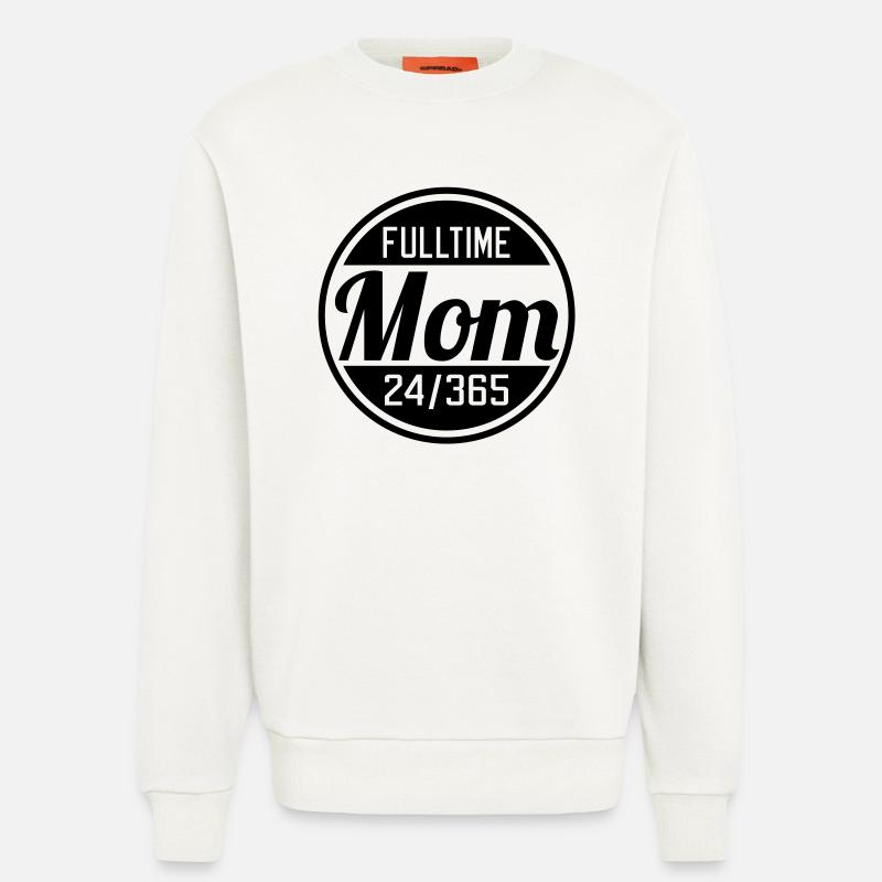 Fulltime Mom - Sweatshirt - made by SPREAD  - OFF WHITE