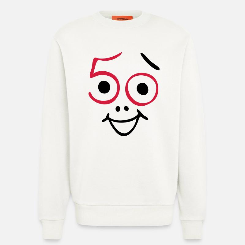 50 Jahre und noch frisch ! - Sweatshirt - made by SPREAD  - OFF WHITE