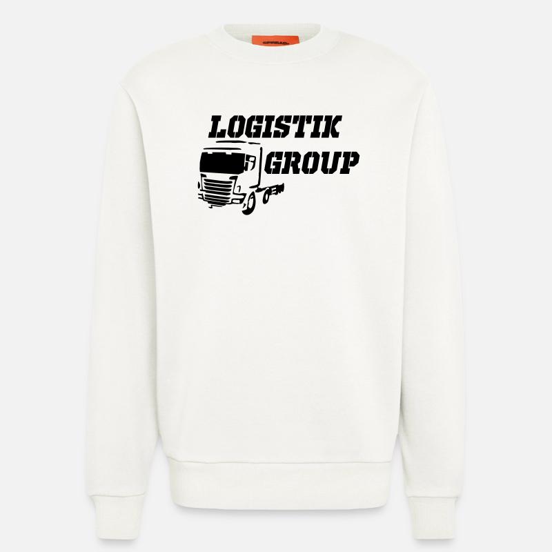 Logistik Group - Sweatshirt - made by SPREAD  - OFF WHITE