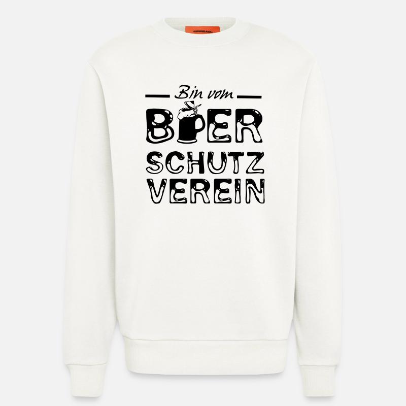Bier Spruch Sprüche lustig Geschenk - Sweatshirt - made by SPREAD  - OFF WHITE