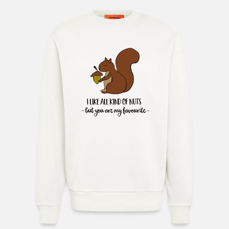 squirrel - Sweatshirt - made by SPREAD - OFF WHITE