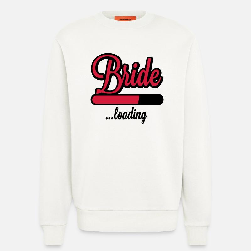 Bride loading - Sweatshirt - made by SPREAD  - OFF WHITE