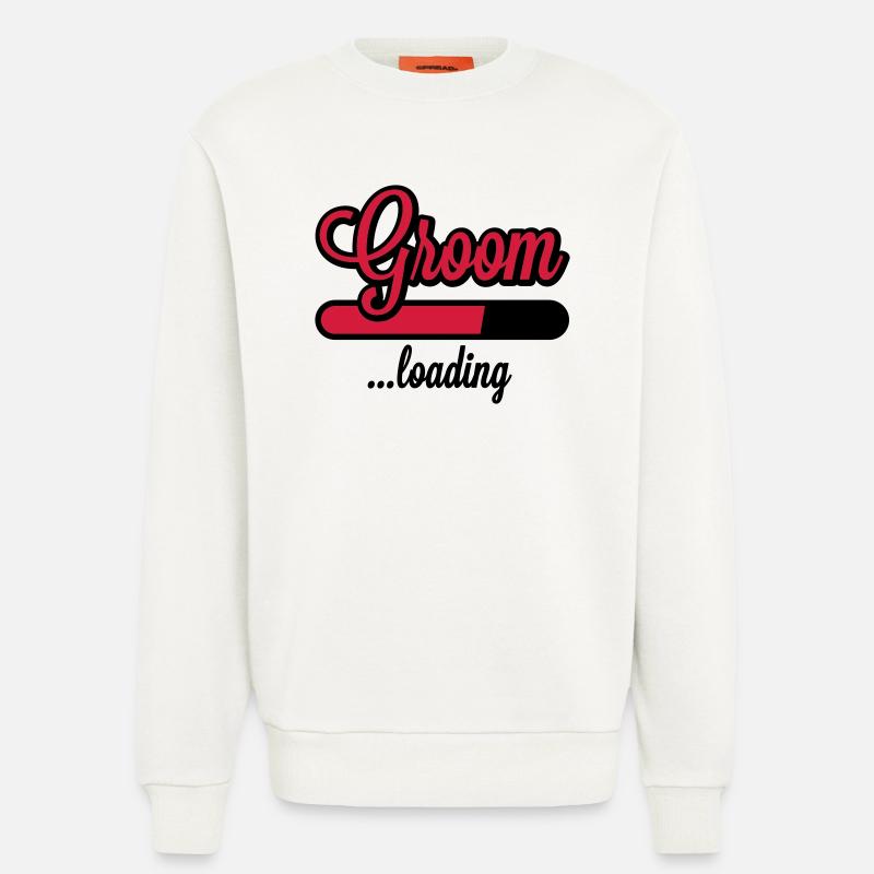 Groom loading - Sweatshirt - made by SPREAD  - OFF WHITE