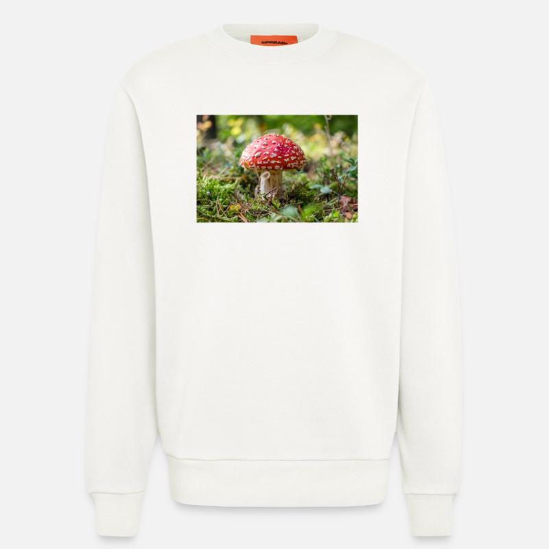 Toadstool - Sweatshirt - made by SPREAD  - OFF WHITE