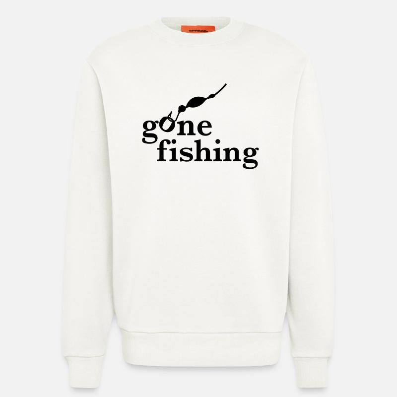 Pêche - Sweat bio décontracté fabriqué en UE - OFF WHITE