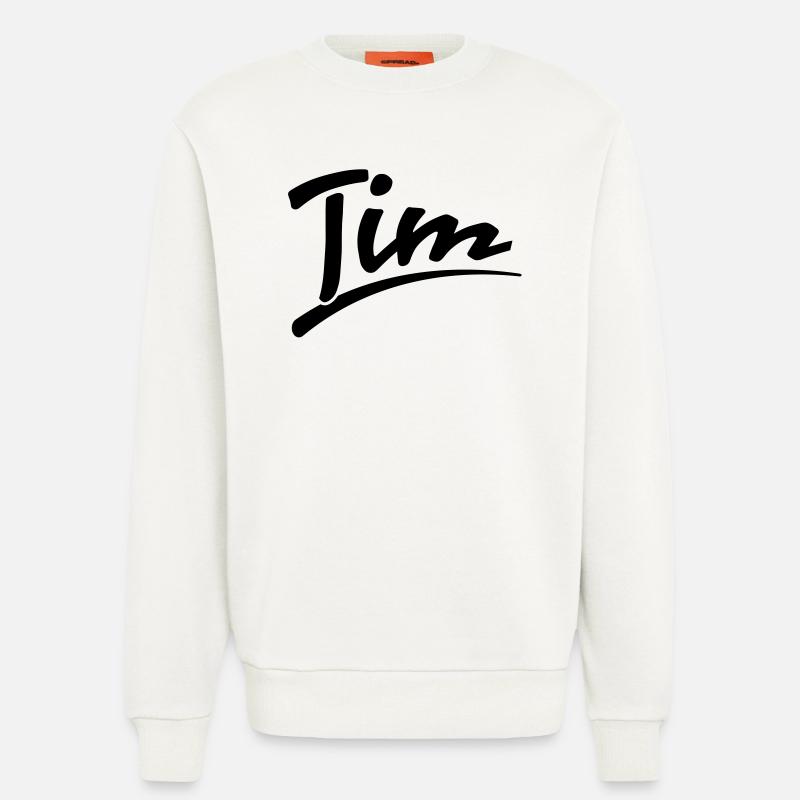 Tim - Sweatshirt - made by SPREAD  - OFF WHITE