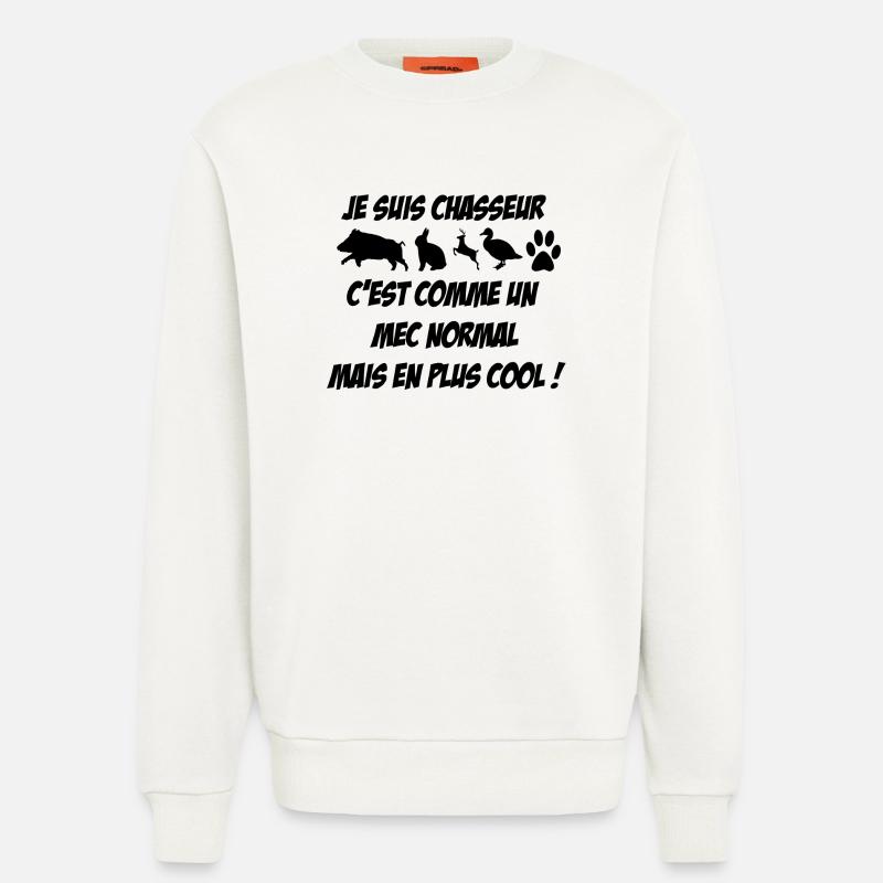 Ich bin ein Jäger ... - Sweatshirt - made by SPREAD  - OFF WHITE