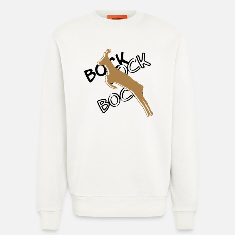 Bock³ - Sweatshirt - made by SPREAD  - OFF WHITE