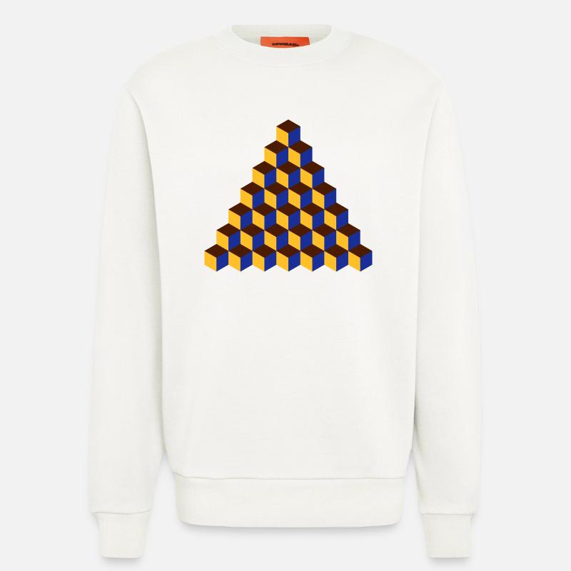 Pattern (7) - Sweatshirt - made by SPREAD  - OFF WHITE