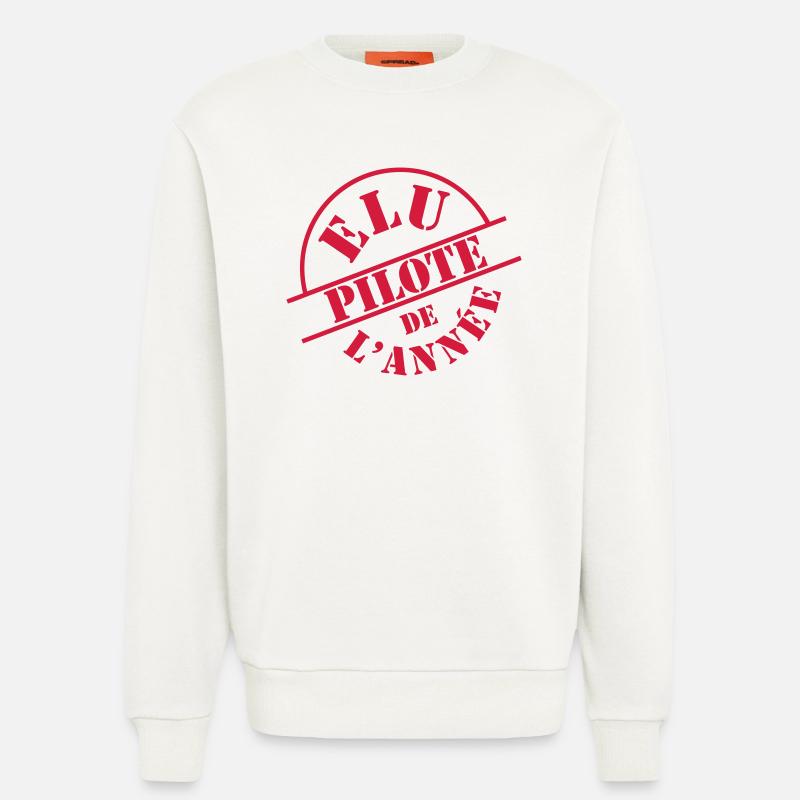 aviators - Sweatshirt - made by SPREAD  - OFF WHITE