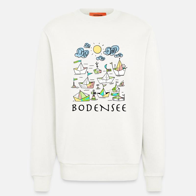 Bodensee - Sweatshirt - made by SPREAD  - OFF WHITE
