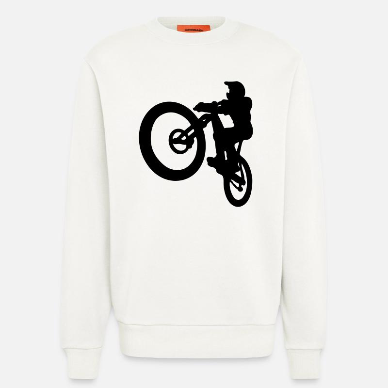 Saut VTT - Sweat bio décontracté fabriqué en UE - OFF WHITE