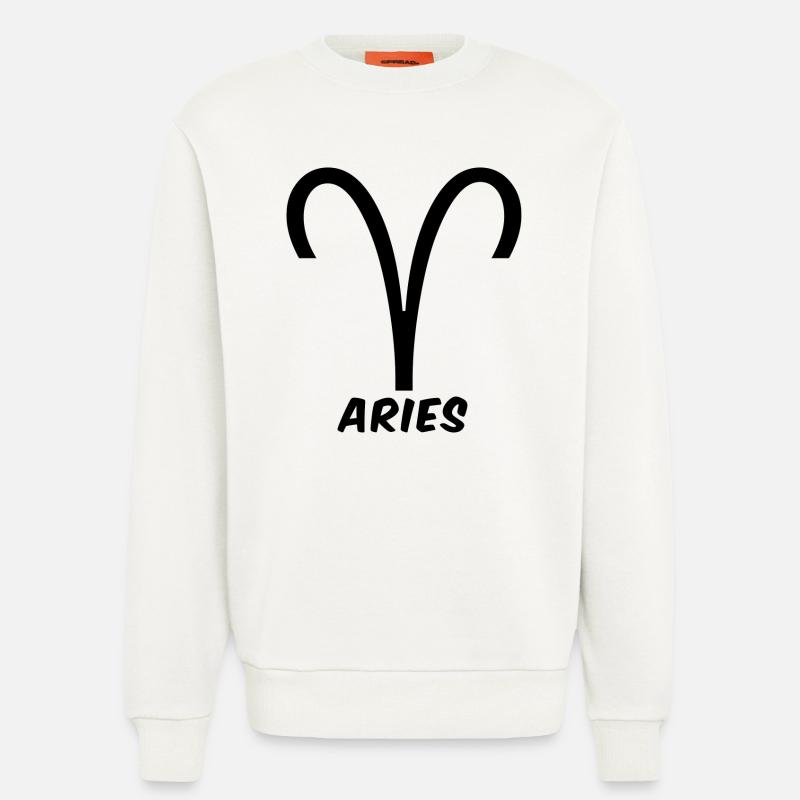 Widder Sternzeichen Widder Widder Horoskop - Sweatshirt - made by SPREAD  - OFF WHITE