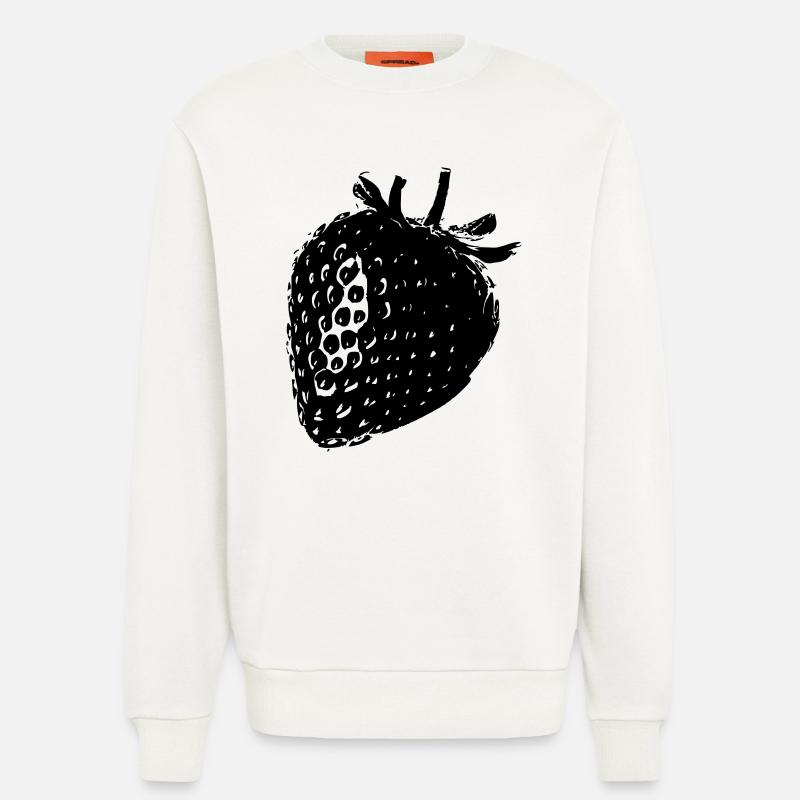 Erdbeere - Sweatshirt - made by SPREAD  - OFF WHITE