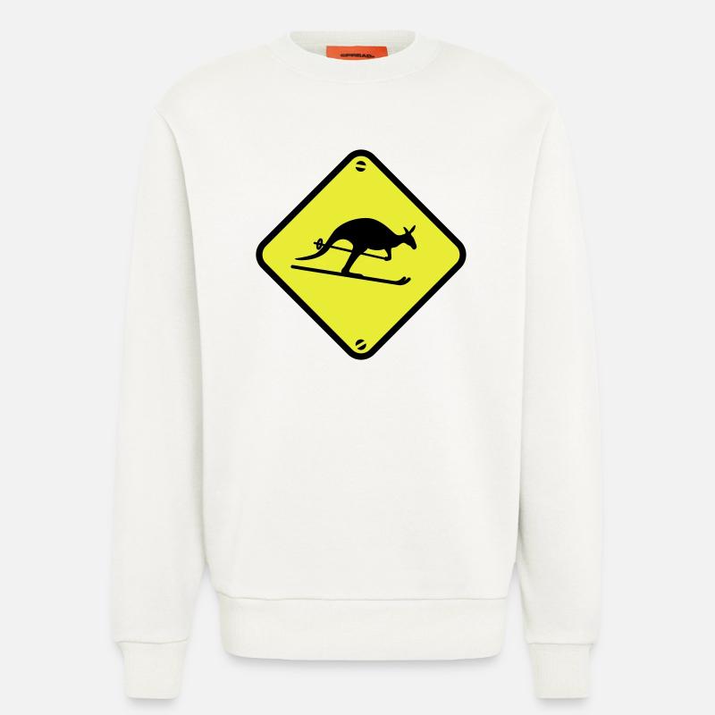 Ski Känguru - Sweatshirt - made by SPREAD  - OFF WHITE