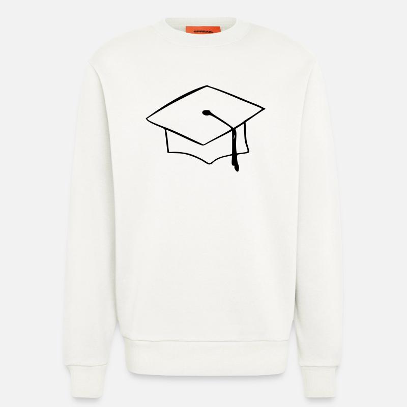 Abschlusshut - Sweatshirt - made by SPREAD  - OFF WHITE