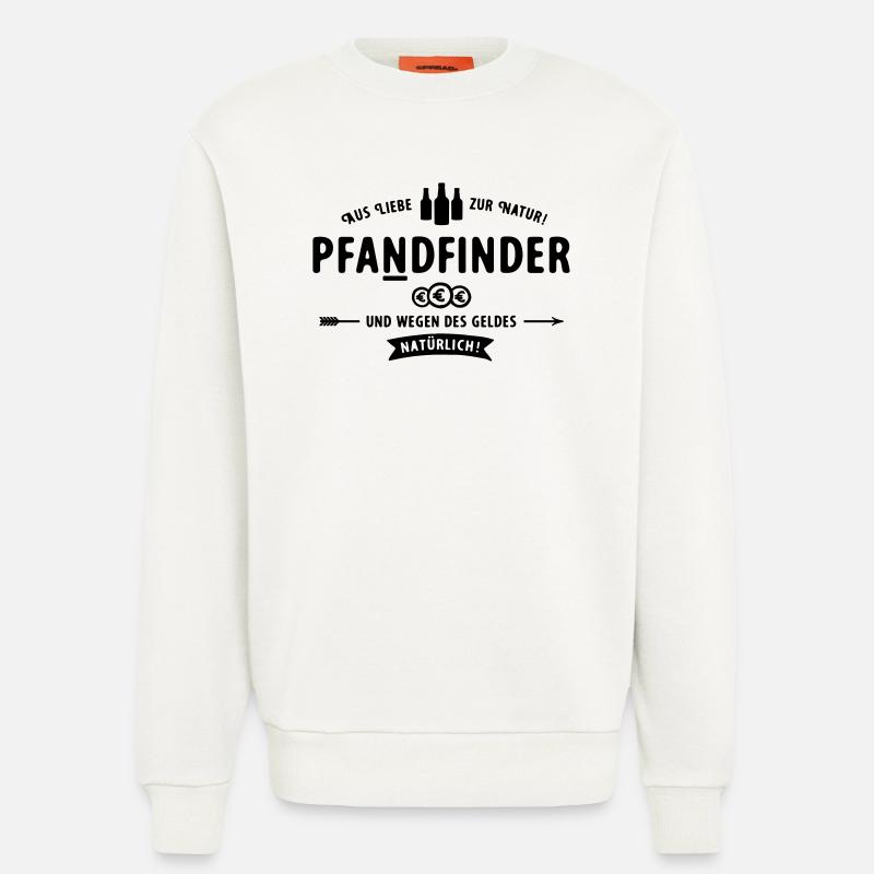 Pfadfinder wird zum Pfandfinder - Sweatshirt - made by SPREAD  - OFF WHITE