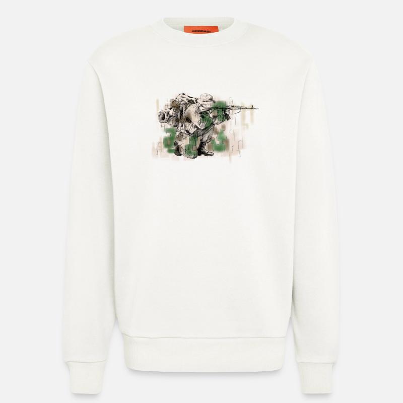 Special Forces - Sweatshirt - made by SPREAD  - OFF WHITE