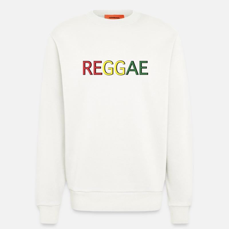 Reggae Farbcode Schriftzug - Sweatshirt - made by SPREAD  - OFF WHITE