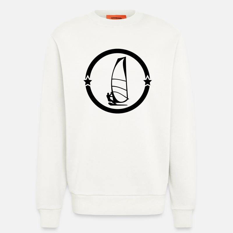 Windsurfen / Windsurfer / Windsurf / Windsurfing - Sweatshirt - made by SPREAD - OFF WHITE